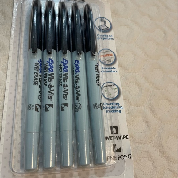 Expo Vis-a-Vis Wet Erase Markers Vintage 2003 Overhead Projector New In Box - Picture 3 of 5